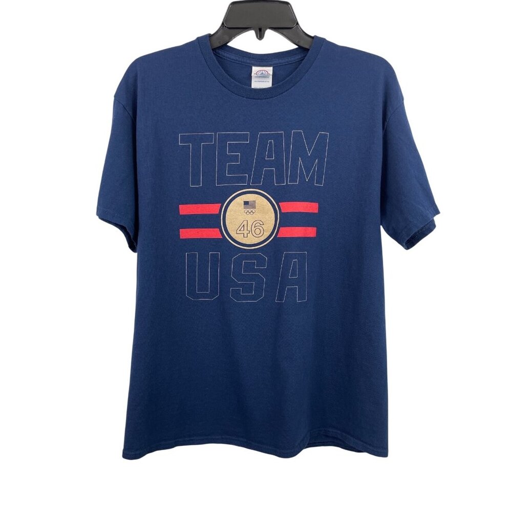 Team USA Olympic 2016 Rio 46 Gold Medals Commemorative T-shirt Mens Size L